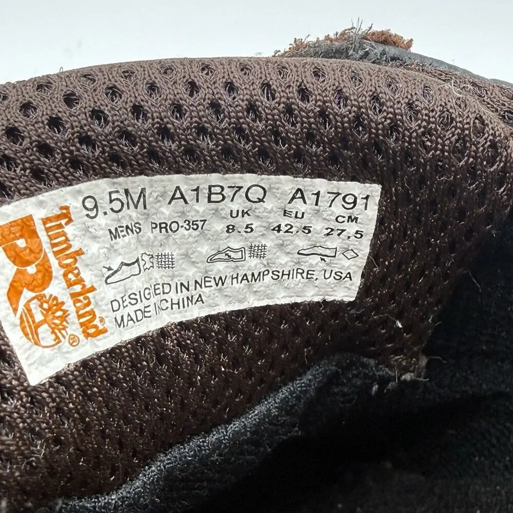 Timberland Pro Stockdale Alloy Safety Toe Waterproof Work Shoes Mens 9.5 M Brown